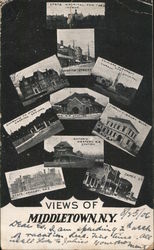 Views of Middletown, N.Y. New York Postcard Postcard Postcard