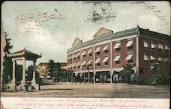 The Rockafellow Hotel and Bath House Postcard