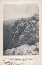 A Portion of White Rock on the Proposed Line of the Washington, Frederick, and Gettysburg Railway Company Postcard