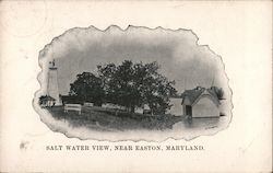 Salt Water View, Near Easton, Maryland Postcard