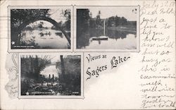 Views at Sagers Lake Postcard