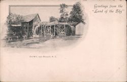 Greetings from the "Land of the Sky", Old Mill Postcard