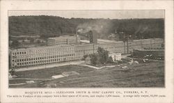 Marquette Mill - Alexander Smith & Sons Carpet Co. Postcard