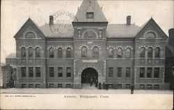Armory Bridgeport, CT Postcard Postcard Postcard