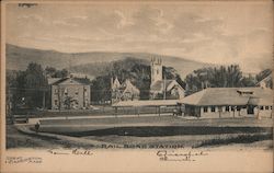 Railroad Station Postcard