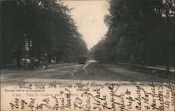 East St. Looking East Postcard