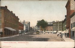 Franklin Square Norwich, CT Postcard Postcard Postcard