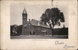 Slater Memorial Hall Postcard