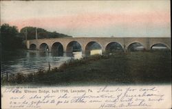 Wilmers Bridge- Built 1978 Lancaster, PA Postcard Postcard Postcard