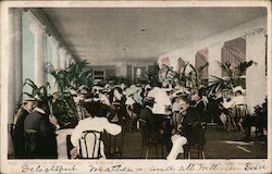 Veranda of the "Beaches" Postcard