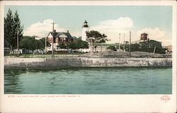 Old Point Comfort Light House Fort Monroe, VA Postcard Postcard Postcard