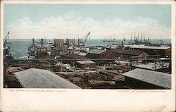 General view of Shipping Newport News, VA Postcard Postcard Postcard