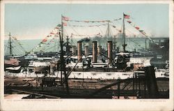 Newport News Shipyard Postcard