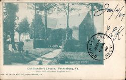 Old Blandford Church, Built 1735 after Old English Rule Petersburg, VA Postcard Postcard Postcard