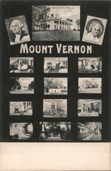 Washington's Mansion Mount Vernon, VA Postcard Postcard Postcard