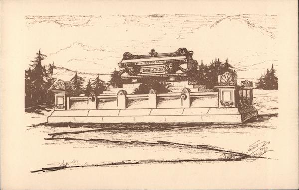 The Tilden Monument, Cemetery of the Evergreens New Lebanon New York