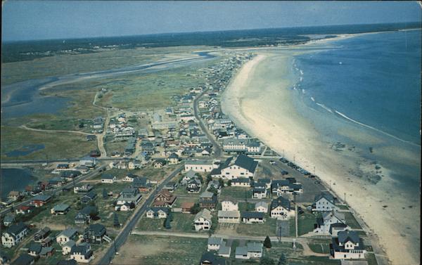 Aerial View of Wells Beach, Maine
