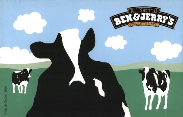 Ben & Jerry's Cows Woody Jackson Advertising