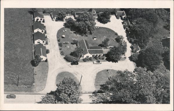 Air-View of Knick's Cottage Court Brookfield Connecticut
