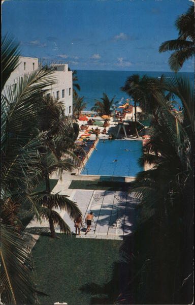 The Georgian Hotel Pool Cabana Club Miami Beach Florida