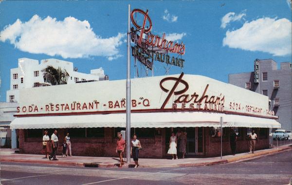 Parham's Restaurant Miami Beach Florida
