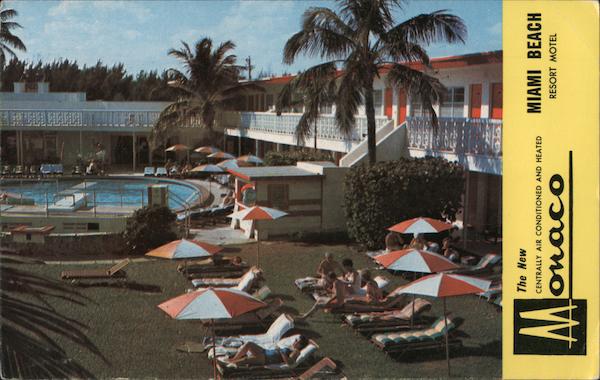 Monoco Luxury Resort Motel On the Ocean at 175th Street Miami Beach Florida
