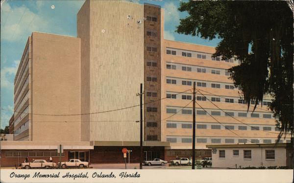 Orange General Hospital ORLANDO Florida~Rare Antique Postcard 1920s