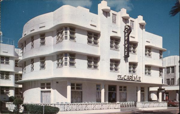 The Carlyle Miami Beach Florida - Art Deco Architecture