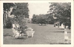 One of the Views of the Lawn, Green Top Court Postcard