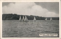 Boating - Lake Quassapaug Middlebury, CT Postcard Postcard Postcard