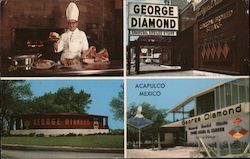 George Diamond Charcoal Broiled Steaks Postcard