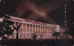 Sunset Bowling Center Postcard