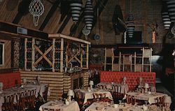 "The Outrigger" Tiki, Polynesian Restaurant Postcard