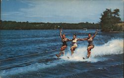 Water Skiing at Parklands Resort Postcard