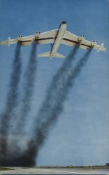 Bomber B-52G Takes Off Aircraft Postcard Postcard Postcard