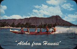 "Aloha from Hawaii" Waikiki, HI Postcard Postcard Postcard