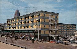 The Plimhimmon Hotel Boardwalk at 2nd Street Postcard