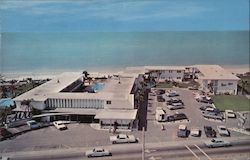 Bon-Aire Motel, Inc. "Directly on the Gulf of Mexico" Postcard