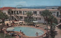 Perry's Ocean Edge Beach Motel Daytona Beach Shores, FL Postcard Postcard Postcard