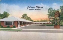 Colonie Motel Albany, New York Postcard
