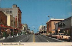 Downtown Clearwater Florida Cleveland Street Downtown Business Area Postcard