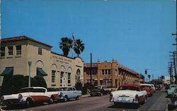 Post Office and Ranchland Building Postcard