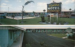 The Lantern Motel & Restaurant Postcard