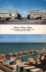 Neptune Resort Motel- On the Ocean at 15995 Collins Ave. Miami Beach, FL Postcard Postcard Postcard
