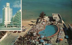 St. Moritz Hotel, Pool, and Cabana Club on the Ocean at 16th Street Postcard