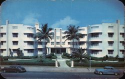 Haddon Hall Hotel Facing the Ocean 1500 Collins Avenue Postcard