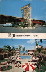 Heathwood Resort Motel Miami Beach, FL Postcard Postcard Postcard