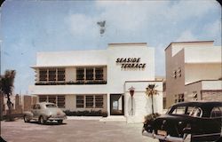 Seaside Terrace and Seaside View 9241-49 Collins Ave. Postcard