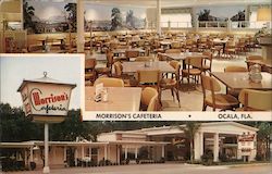 Morrison's Cafeteria "No Finer Food Anywhere" 1600 Silver Springs Boulevard Postcard