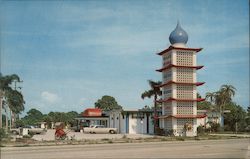 Golden Buddha Restaurant Postcard